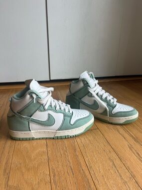 Nike Dunk High 1985 Enamel Green Denim